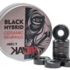 Kaltik Black Ceramic Hybrid Bearings - Set Of 8