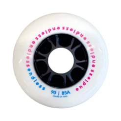 Endless White 90mm Wheels - Set Of 8