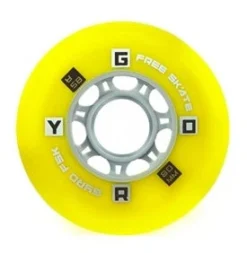 Gyro F2R Inline Skates Wheels - Yellow Set Of 4