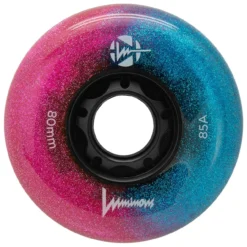 Luminous Light Up Inline Skate Wheels - Galaxy 4 Pack