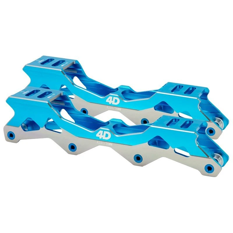 FR Skates Blue 4D Rockered Frames - 231mm 1 FR Skates Blue 4D Rockered Frames - 231mm