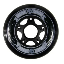 Ground Control Black Wheels 80mm 85a - Set Of 4
