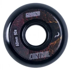 Ground Control Earth City Black Wheels 60mm 90a - Set Of Four