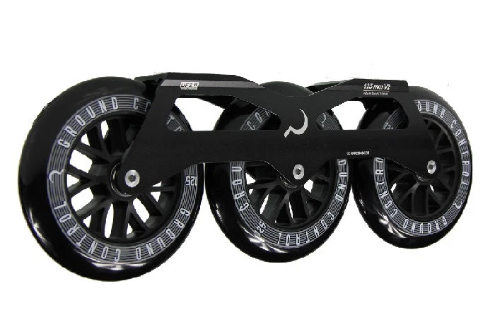 Ground Control Tri Skate Frame V2 125mm Complete Setup - Black 1 Ground Control Tri Skate Frame V2 125mm Complete Setup - Black