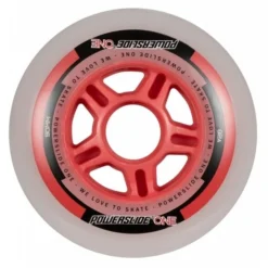 Powerslide One Inline Skate Wheels - 90mm 82a Set 4