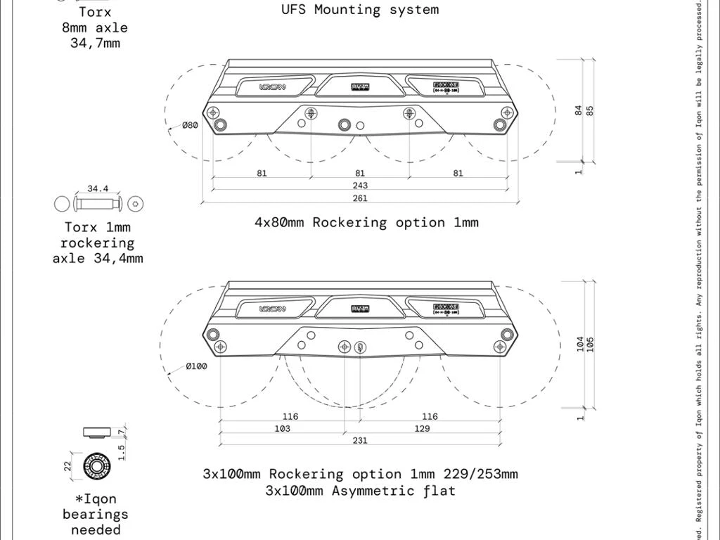Iqon AG Decode Pro 80 Dark UFS Frames And Bearings Combo 3 Iqon AG Decode Pro 80 Dark UFS Frames And Bearings Combo - Image 3