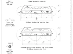 Iqon CL Decode Pro 80 Dark 165mm Mount Frames And Bearings Combo 6 Iqon CL Decode Pro 80 Dark 165mm Mount Frames And Bearings Combo -Stylish Skates iqon cl decode pro 80 165mm mount frames specs