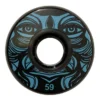Kaltik Face Black Wheels 59mm 90a - Set Of 4