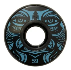 Kaltik Face Black Wheels 59mm 90a - Set Of 4