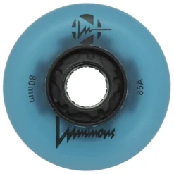 Luminous Light Up Inline Skate Wheels - Blue Glow 4 Pack