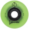 Luminous Light Up Inline Skate Wheels - Green Glow 4 Pack