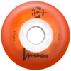 Luminous Light Up Inline Skate Wheels - Orange 4 Pack