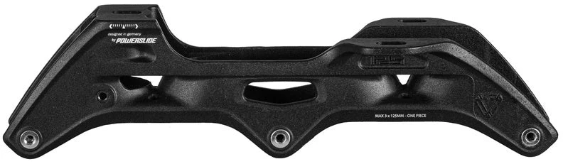 Powerslide Elite Casted AL Frames 255mm 3 X125 - Black 1 Powerslide Elite Casted AL Frames 255mm 3 X125 - Black