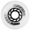 Powerslide Spinner White Wheels 76mm 88a - Set Of 4