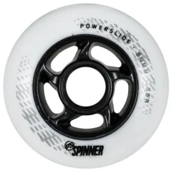 Powerslide Spinner White Wheels 84mm 85a - Set Of 4