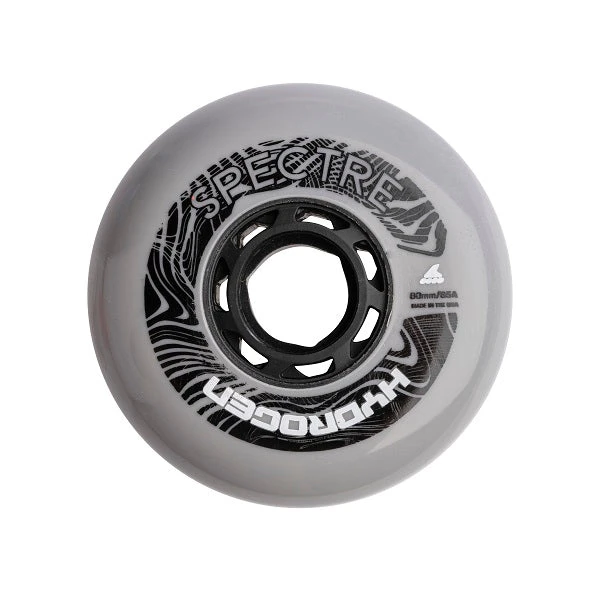 Rollerblade Hydrogen Spectre Inline Skate Wheels Cool Grey 80mm 85a - Set Of 4 1 Rollerblade Hydrogen Spectre Inline Skate Wheels Cool Grey 80mm 85a - Set Of 4