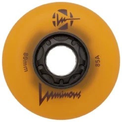 Luminous Light Up Inline Skate Wheels - Sunray Glow 4 Pack